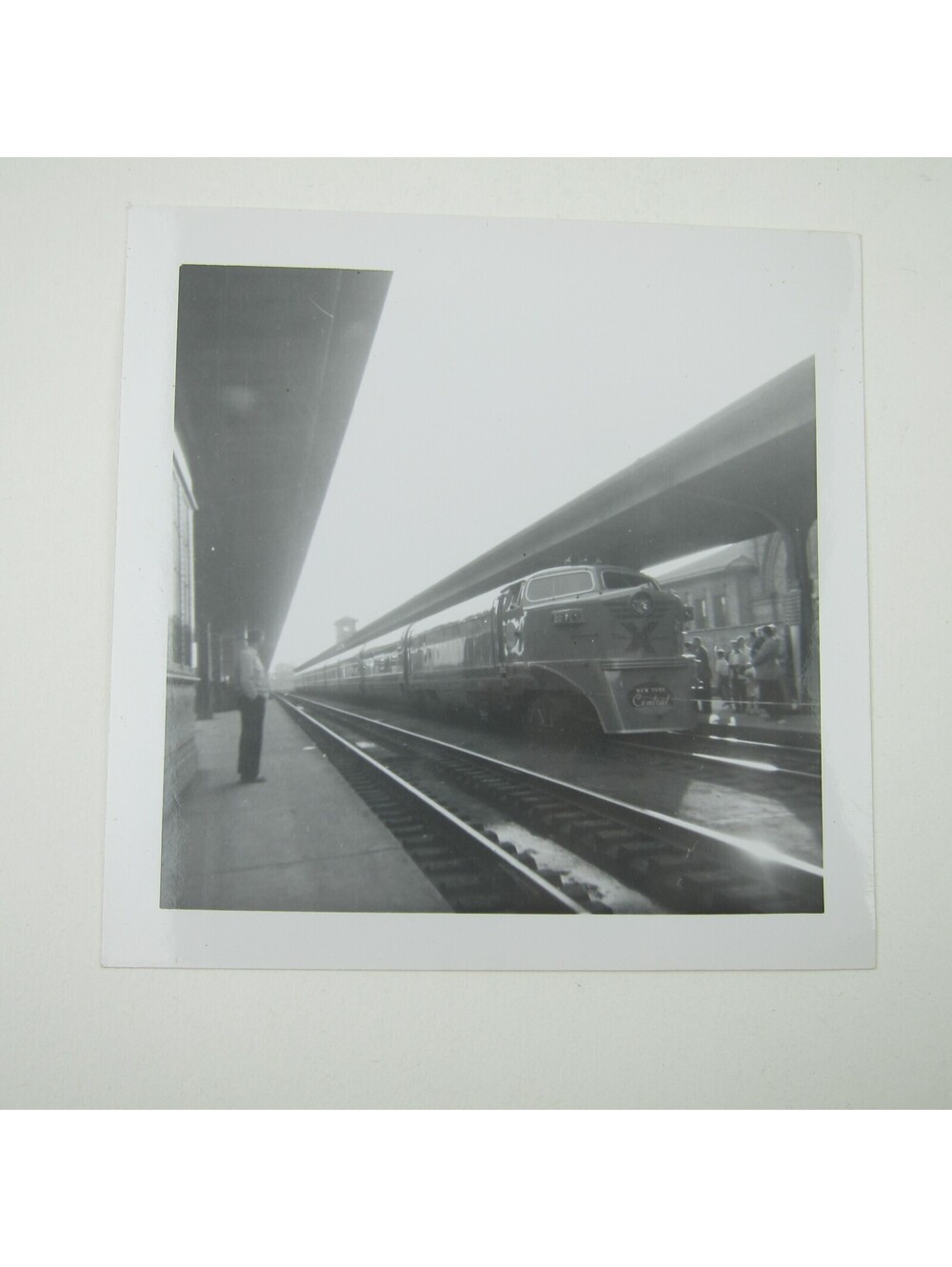 Train Photograph New York Central Railroad Ohio Xplorer Photo Vintage 1950s RARE